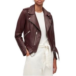 All Saints Balfern Leather Biker Jacket